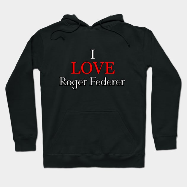 Roger Federer Hoodie by Word and Saying